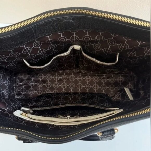 Henri Bendel color block tote bag purse No crossbody strap - Picture 5 of 10